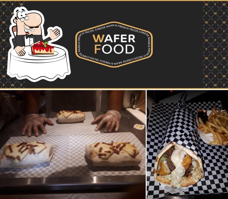 Wafer Food sert une variété de plats sucrés