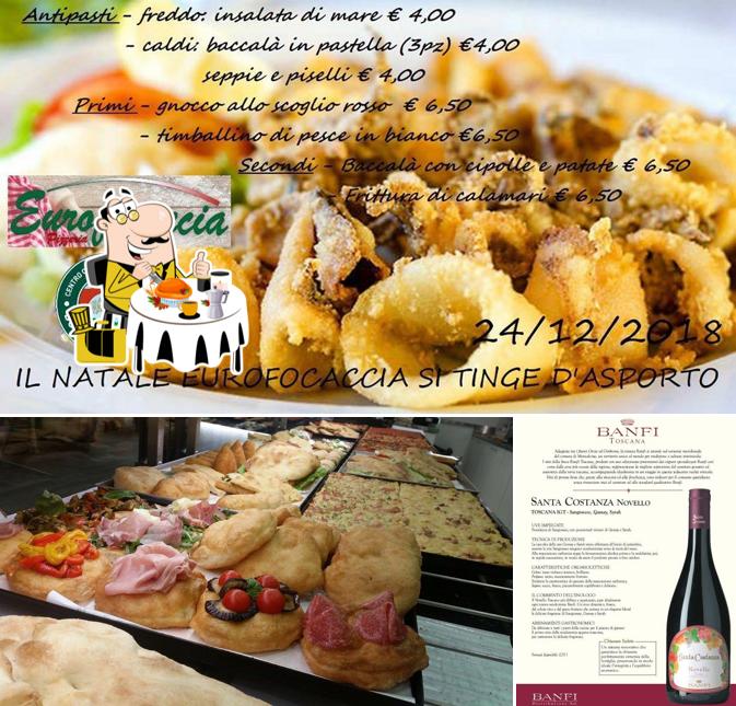 Eurofocaccia Borgo d'Abruzzo si caratterizza per la cibo e vino