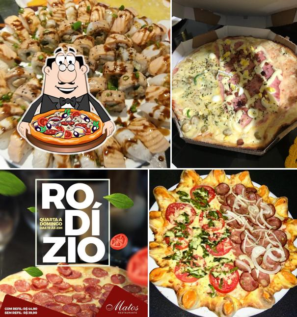 No Matos Restaurante e Pizzaria, você pode provar pizza