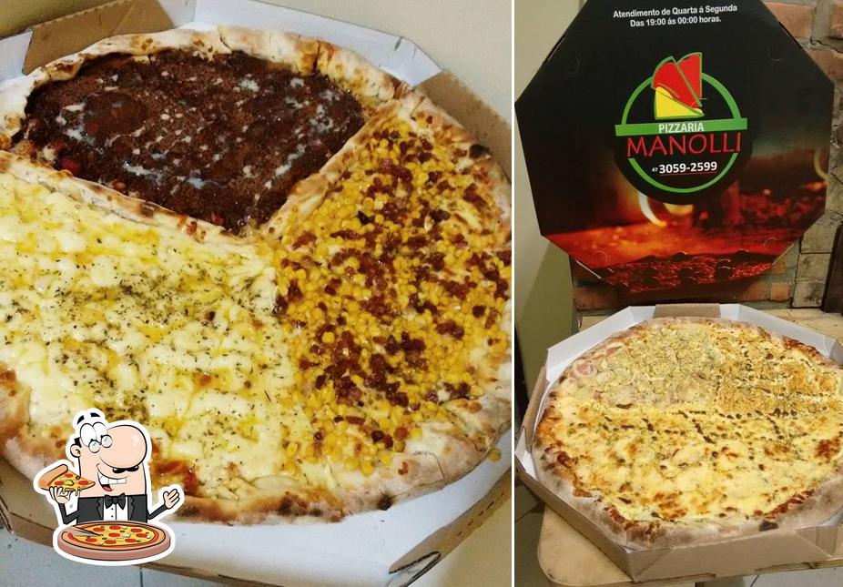 No Manolli Pizzaria São Francisco do Sul SC, você pode degustar pizza