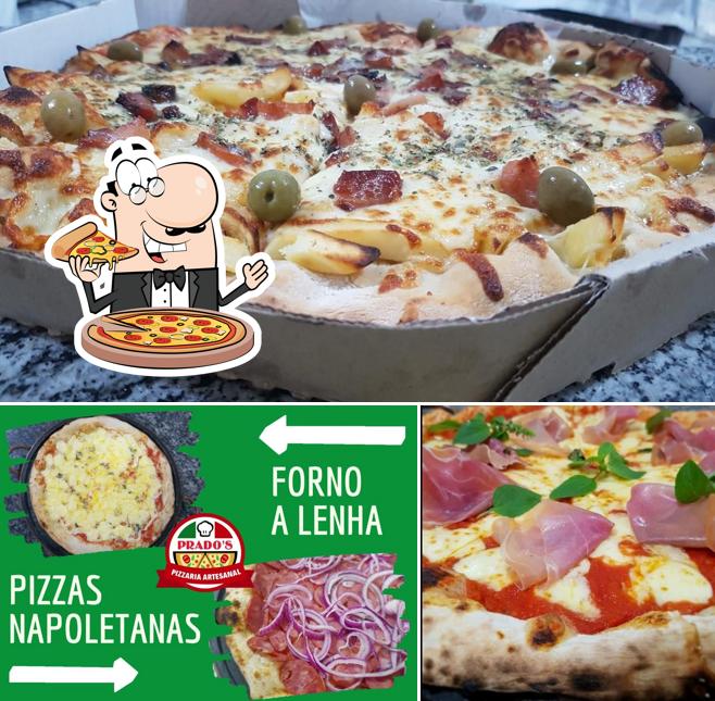 Experimente pizza no Pizzaria Napolitana Prado´s