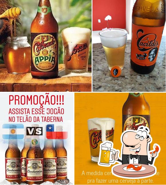 Você pode tomar um copo de cerveja leve ou escura