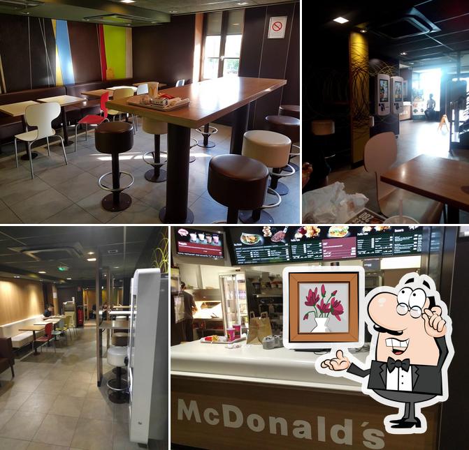 L'intérieur de McDonald's