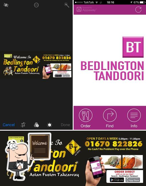 Look at the photo of Bedlington Tandoori