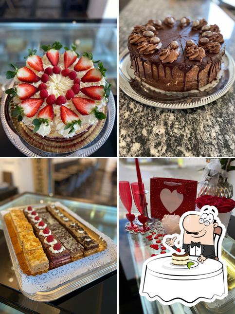 Café Ibscher bietet eine Vielfalt von Desserts 