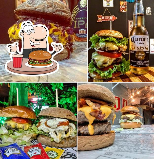 Consiga um hambúrguer no Junior Beer Burger