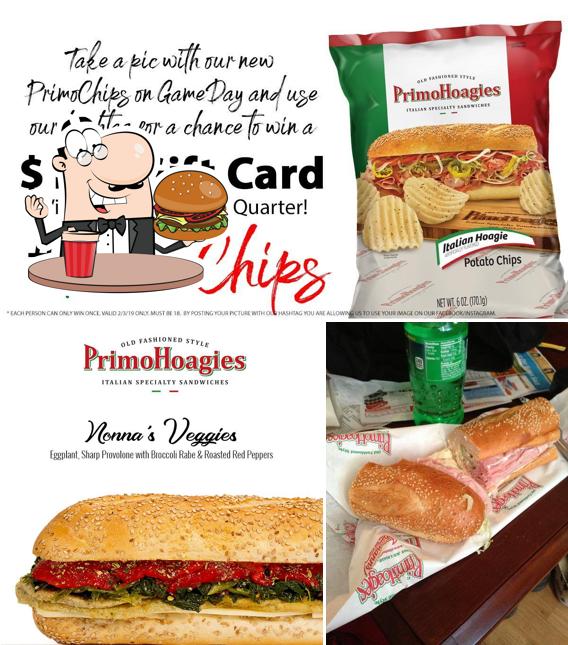 Get a burger at PrimoHoagies