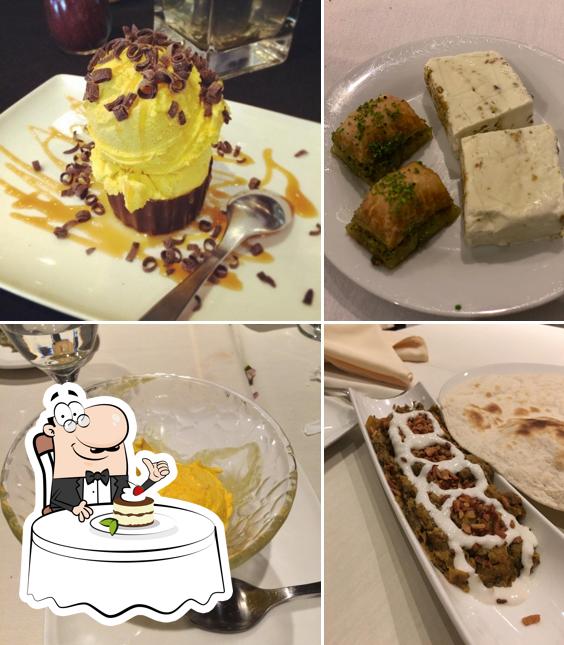 Shiraz Kitchen serves a selection of desserts