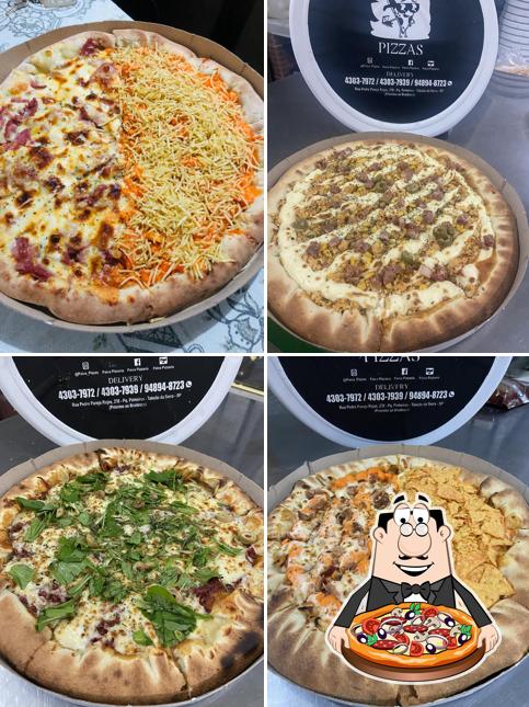 Escolha diversos estilos de pizza