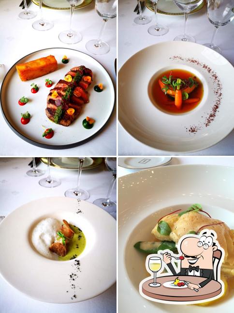 Еда в "Restaurant Le Sud - Restaurant gastronomique - Rives de clausen"
