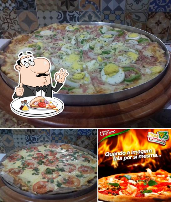 Experimente diferentes variedades de pizza