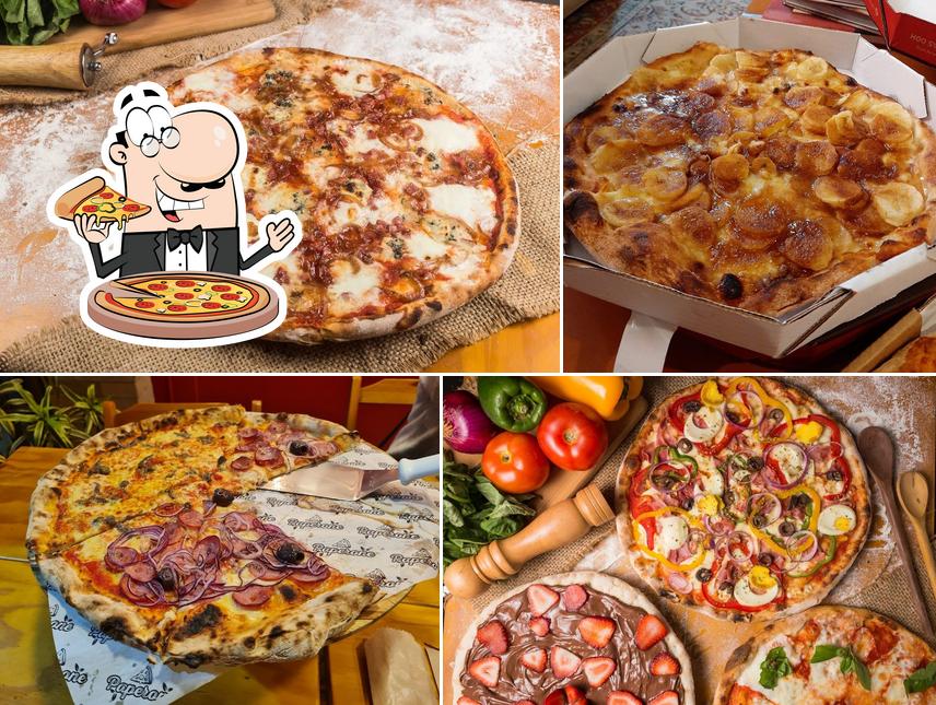 Consiga diversos variedades de pizza