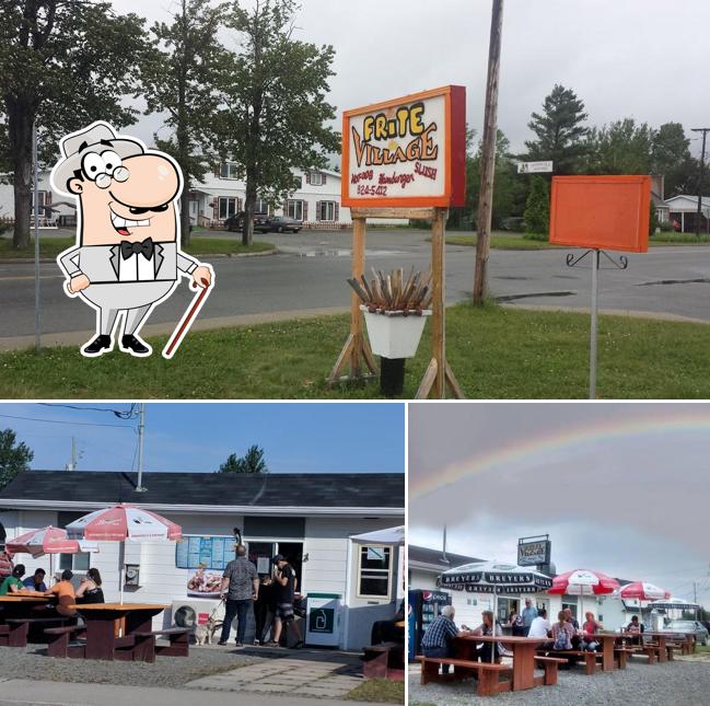 L'extérieur de La Frite du Village