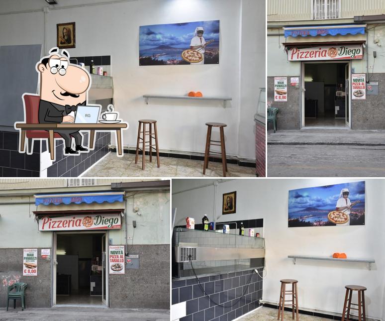 Gli interni di Pizzeria Da Diego Di Guida Diego