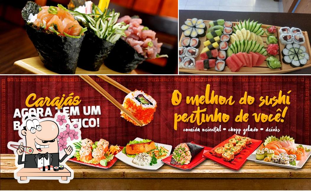 Presenteie-se com sushi no Zensei Sushi