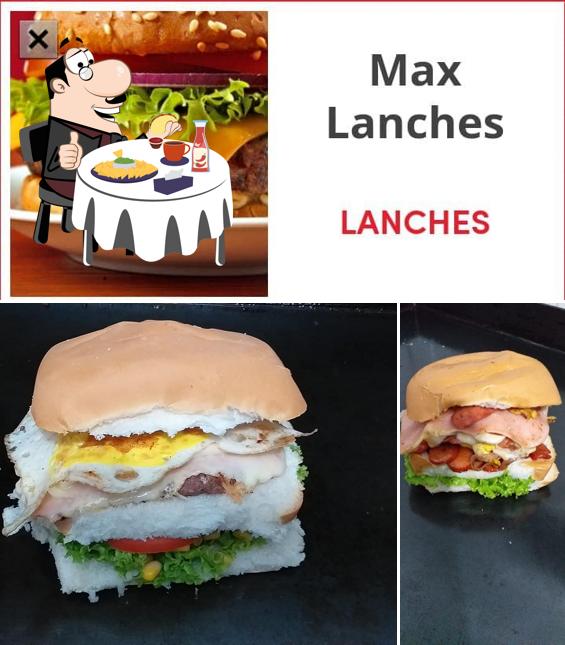 Delicie-se com um hambúrguer no Max Lanches