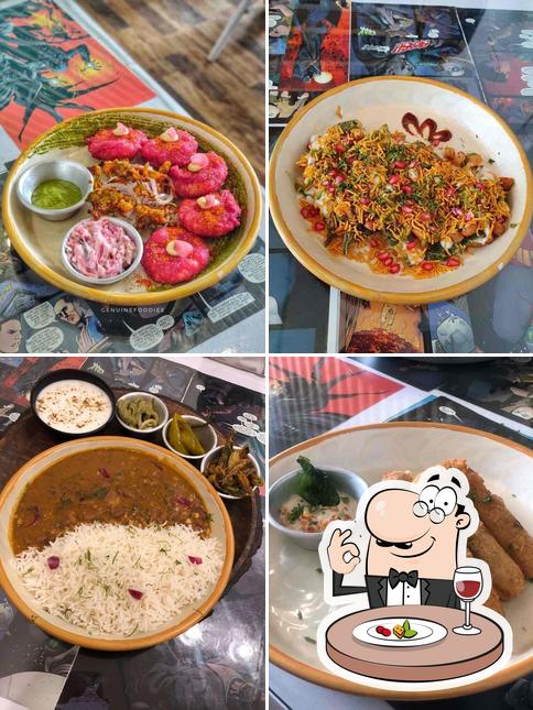 Meals at The Nerdy Indian Cafe