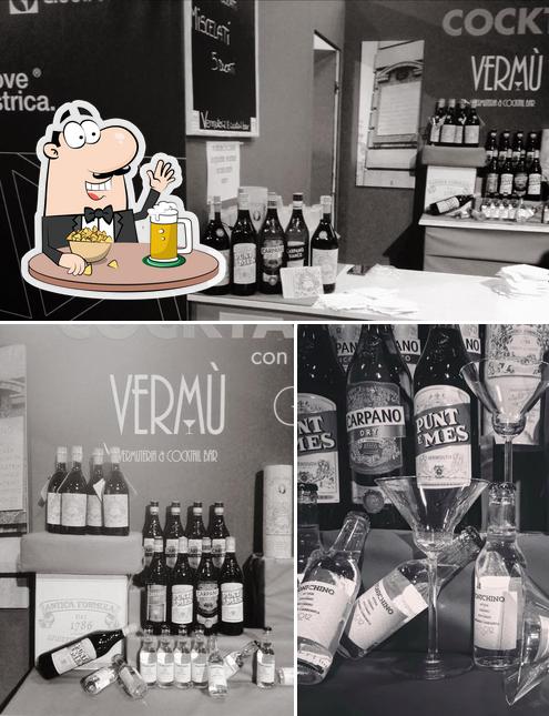 Puoi goderti un rinfrescante bicchiere di birra chiara o scura