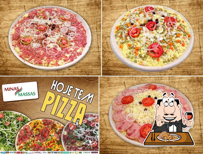 Peça pizza no Minas Massas