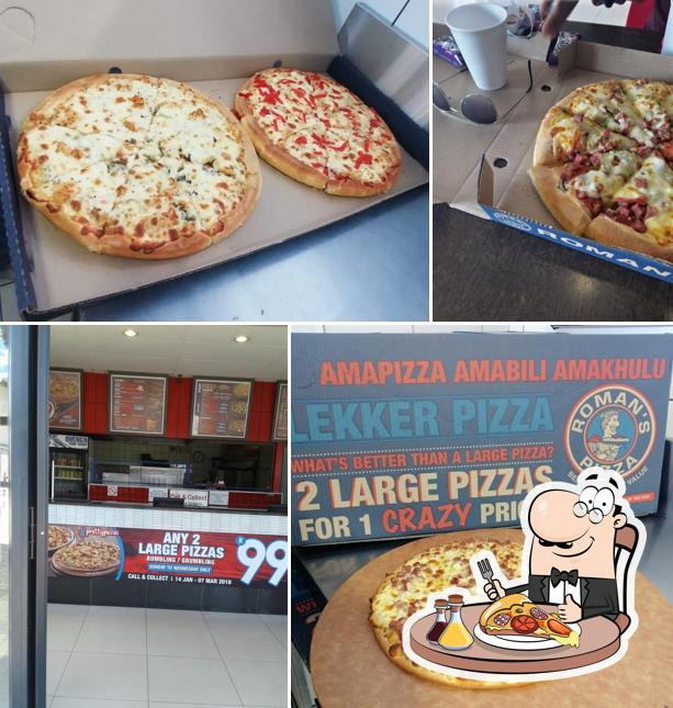 At Roman's Pizza Klerksdorp CBD, you can enjoy pizza