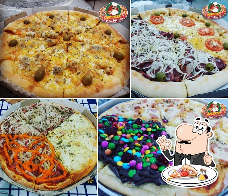 Experimente diferentes estilos de pizza