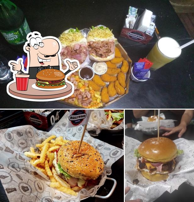 Consiga um hambúrguer no Hollywood Burguer