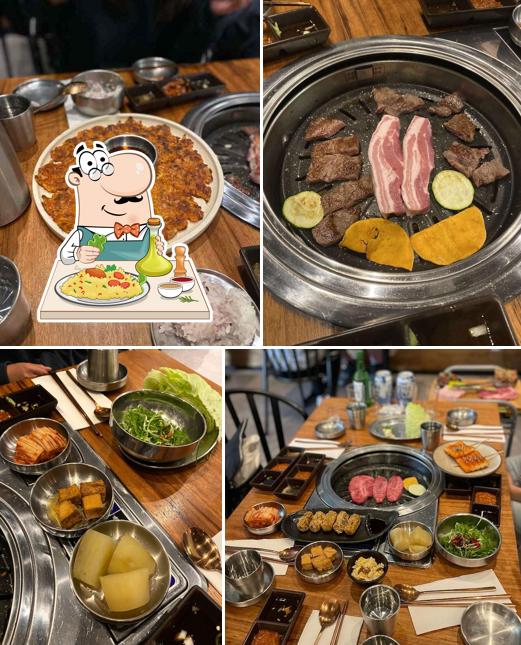 Comida en Mansae Korean BBQ - CBD