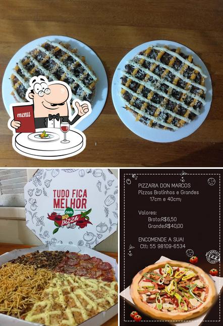 Comida em Don Marcos Pizzaria