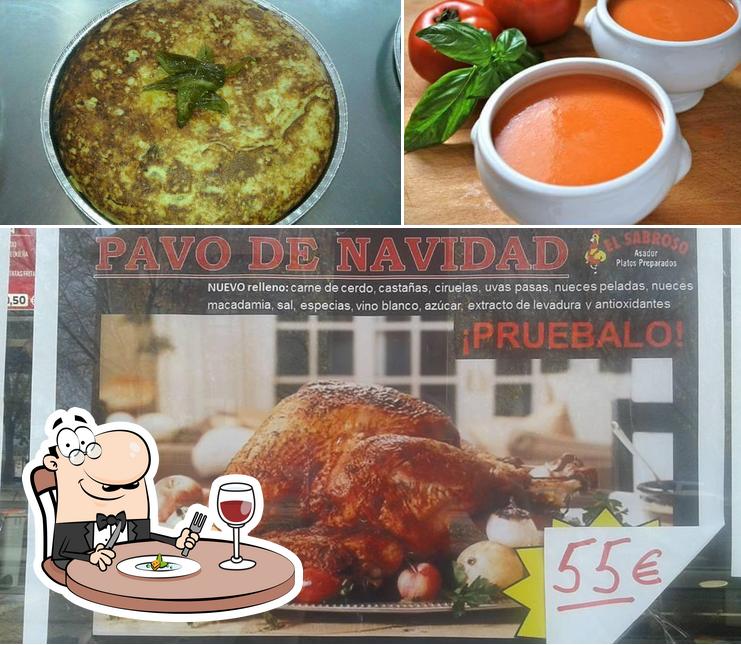 Еда в "El Sabroso"