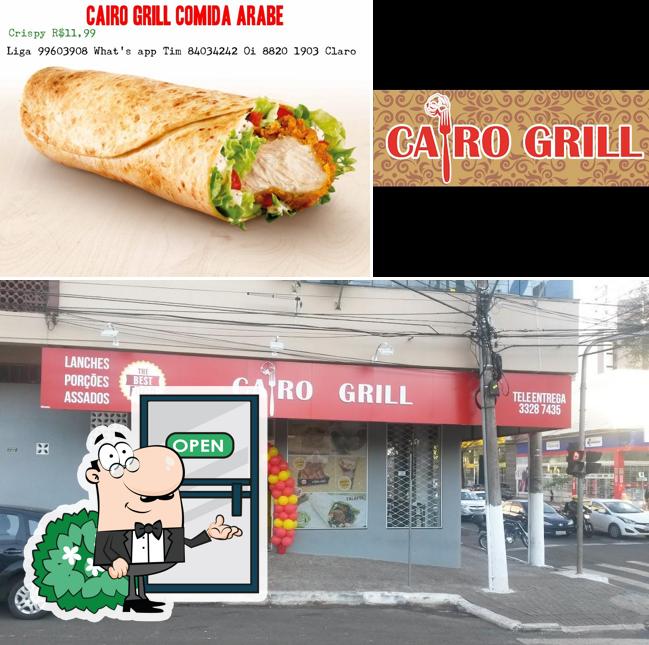 O exterior do Cairo Grill