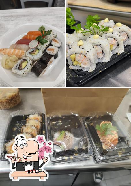 Prova le diverse opzioni di sushi