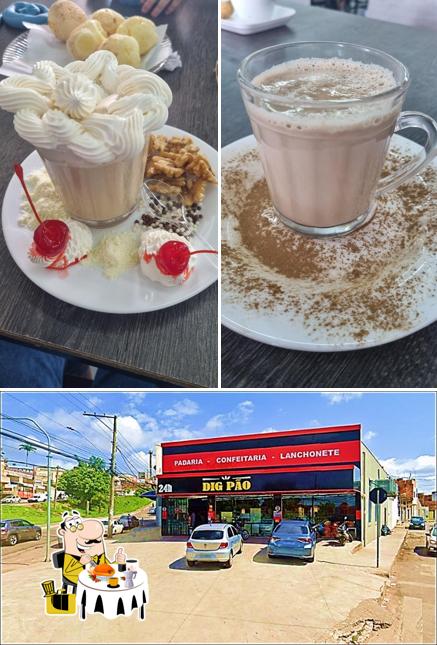 A imagem do Padaria Dig Pão’s comida e exterior