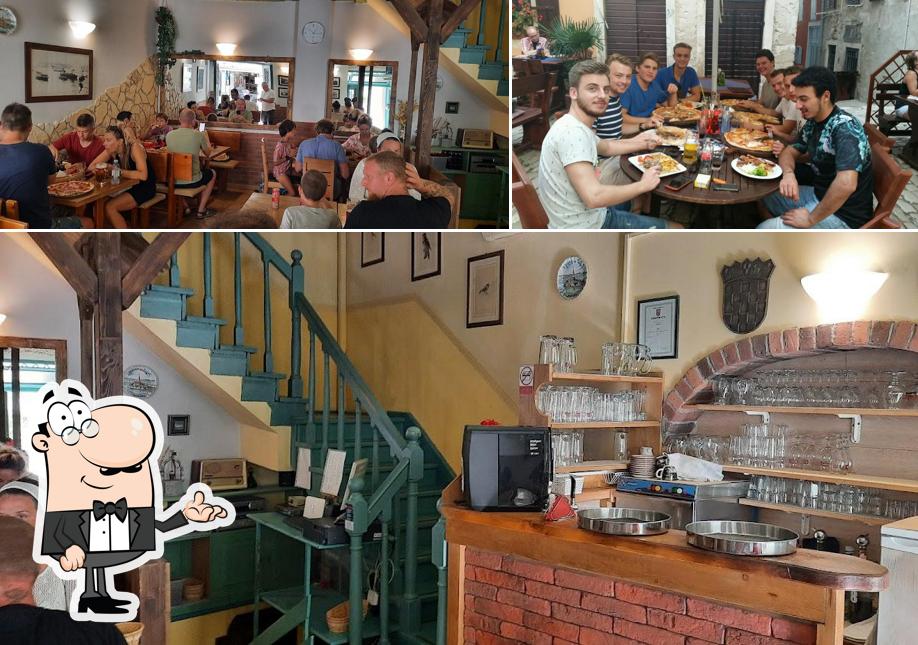 Gli interni di Pizzeria Da Sergio