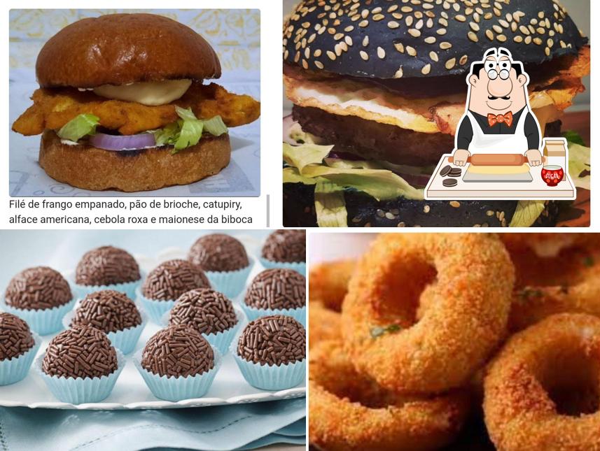 Biboca Burger provê uma variedade de pratos doces