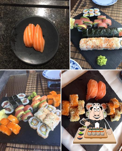 Kostet verschiedene Sushi-Optionen