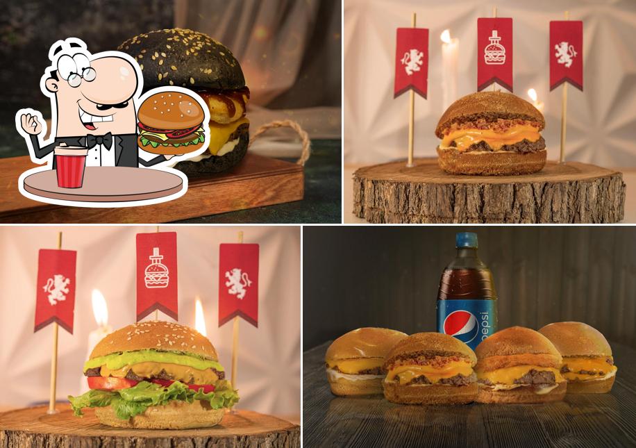 Peça um hambúrguer no Kingdoms Burger