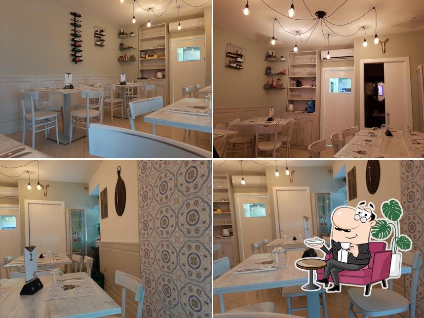 Gli interni di Pizzeria 6 spicchi