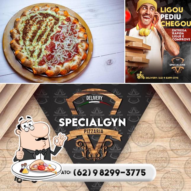 No Specialgyn pizzaria, você pode degustar pizza