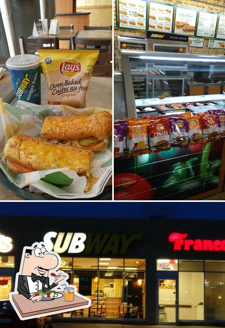 Nourriture à Subway