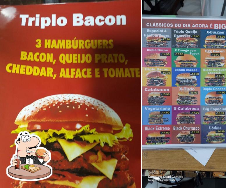 Os hambúrgueres do Black Burger irão satisfazer diferentes gostos