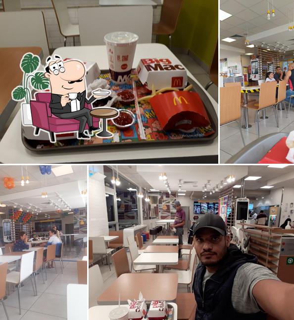 O interior do McDonald's