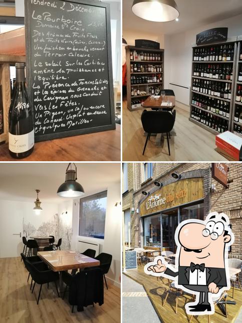 L'intérieur de L'Art'Ome du vin - Caviste - Resto'Bar