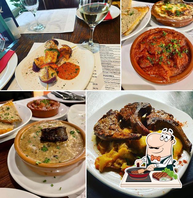 Try out meat dishes at Malaga Tapas