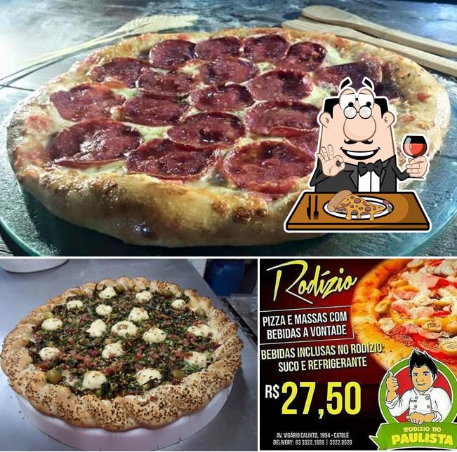 Peça pizza no Rodízio do Paulista