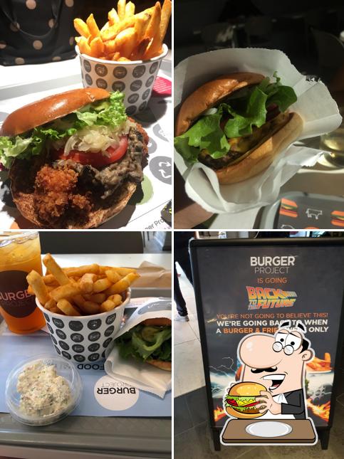 Try out a burger at Burger Project