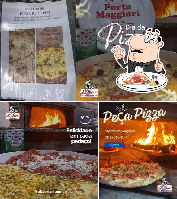 No Pizzaria Porta Maggiori Pizza Delivery, você pode pedir pizza