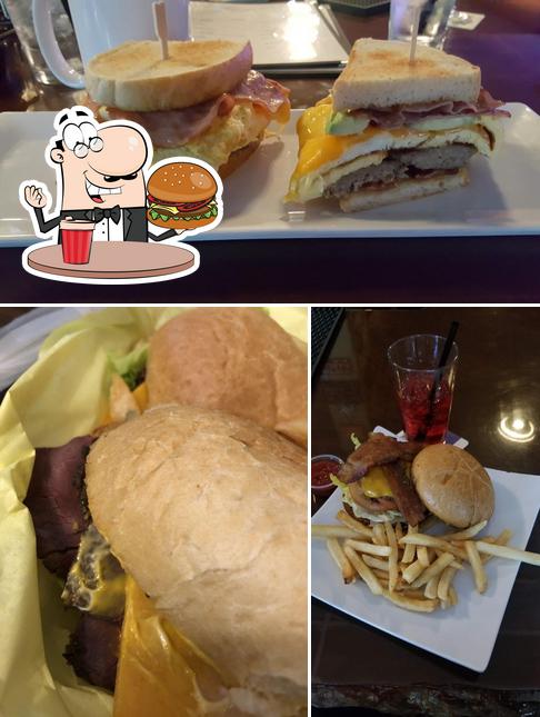 Try out a burger at Just Kickin It Sports Bar