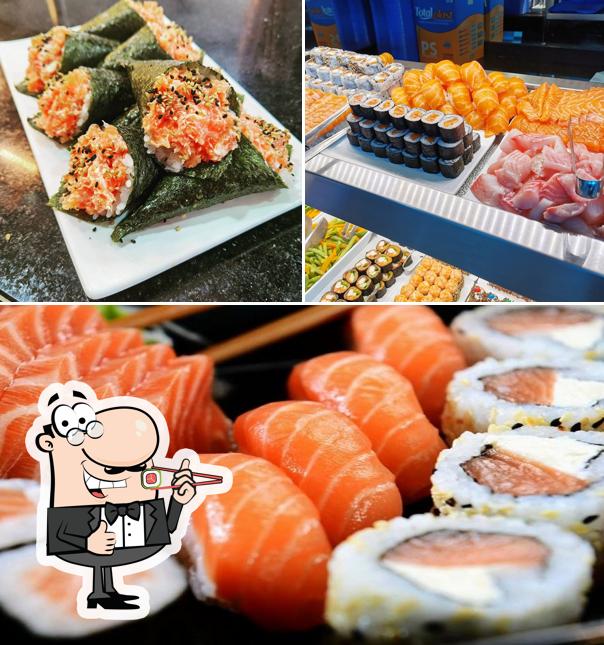 Experimente diversas opções de sushi