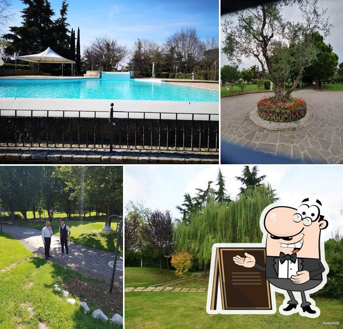 Goditi la vista dagli esterni di Ristorante Green Park Villa Boschetti