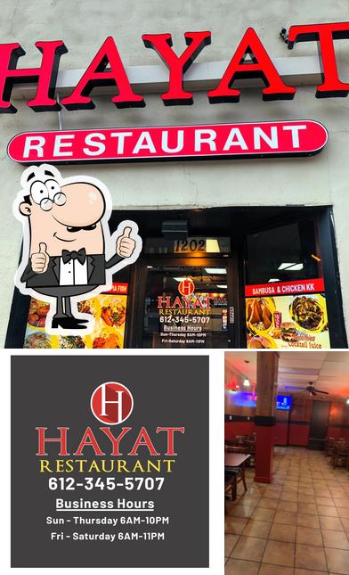 Look at the picture of Hayat Restaurant